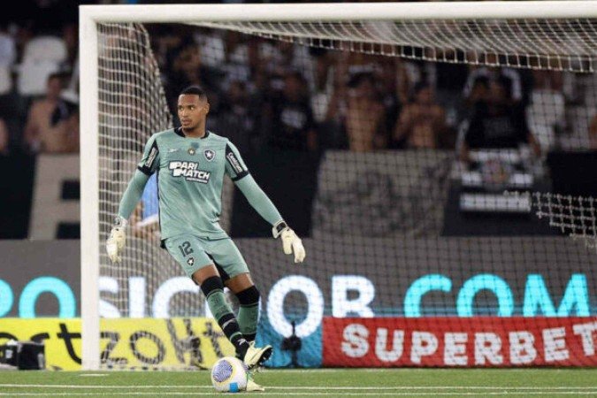 John, goleiro do Botafogo - (crédito: Vitor Silva/Botafogo) John, goleiro do Botafogo - (crédito: Vitor Silva/Botafogo)