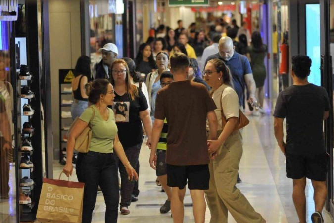 Recuo reflete uma piora na percepção dos empresários sobre a demanda e um ambiente econômico menos favorável para o comércio -  (crédito: Minervino Júnior/CB/D.A.Press)