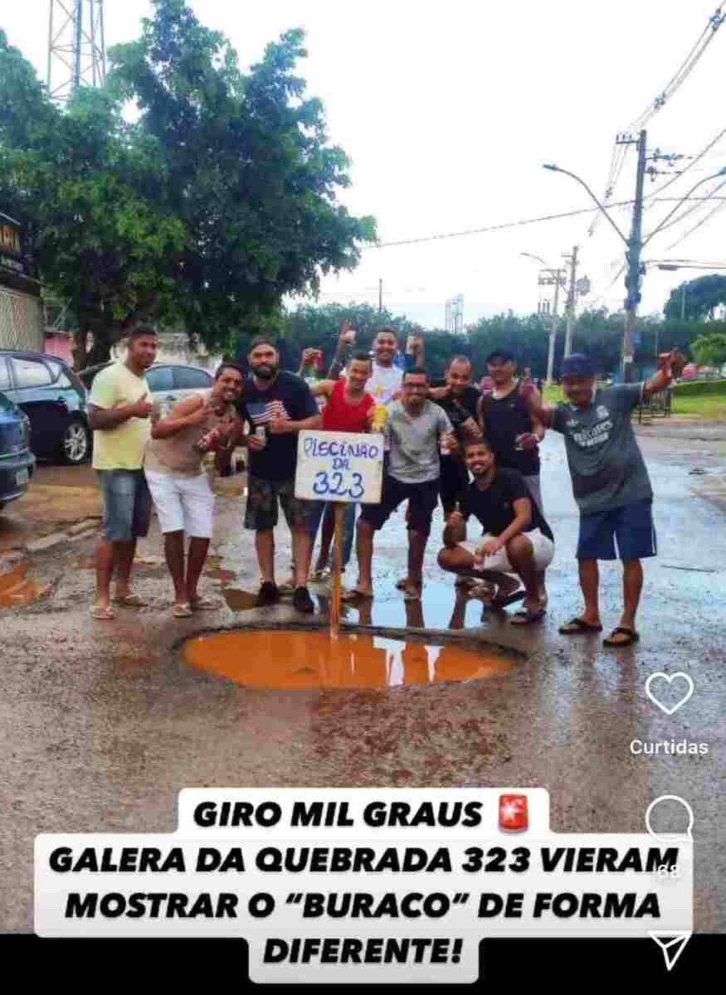 Morador de Samambaia transforma buraco em 