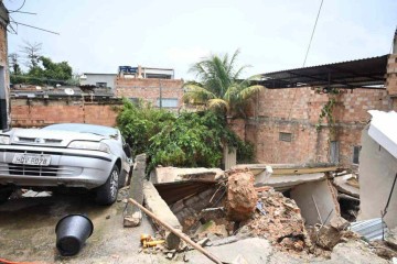 BH: 'Se a casa tivesse caído ontem seria uma tragédia', relata vizinho - Leandro Couri/EM/D.A PRESS