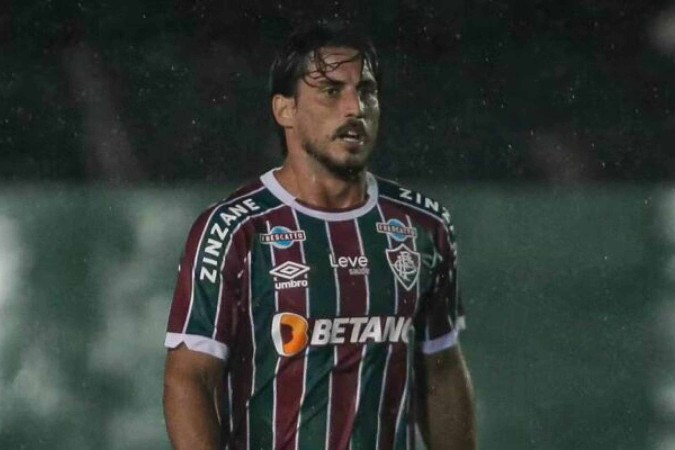 Gabriel Pires não teve regularidade no Fluminense na temporada de 2024 -  (crédito: - Foto: Lucas Merçon/Fluminense)