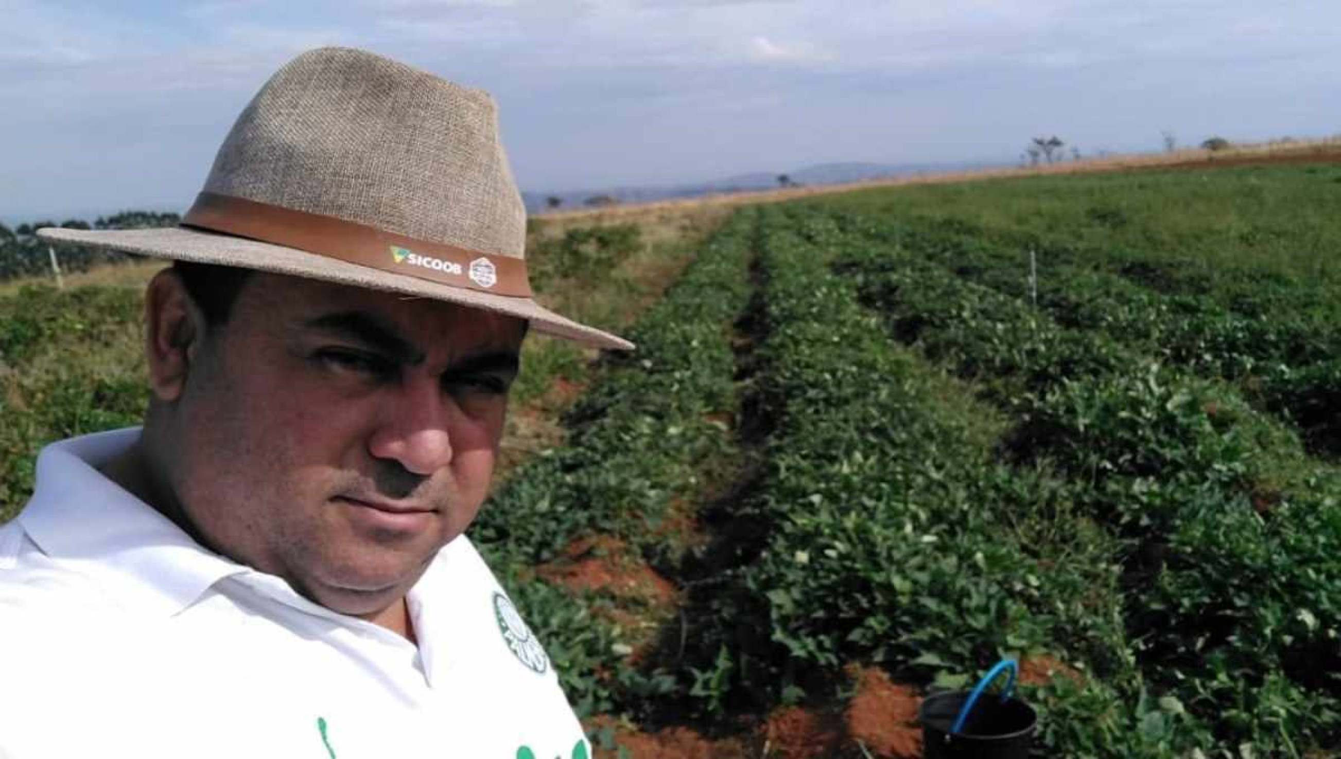 Anaildo Porfrio cultiva orgnicos em 6 dos 10 hectares de sua propriedade