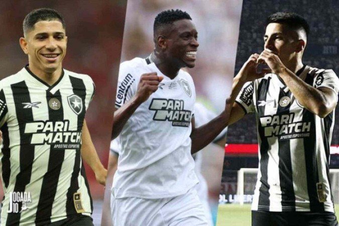 Savarino, Luiz Henrique e Almada concorrem ao prêmio de Rei da América - (crédito: Marcelo Caitano) Savarino, Luiz Henrique e Almada concorrem ao prêmio de Rei da América - (crédito: Marcelo Caitano)