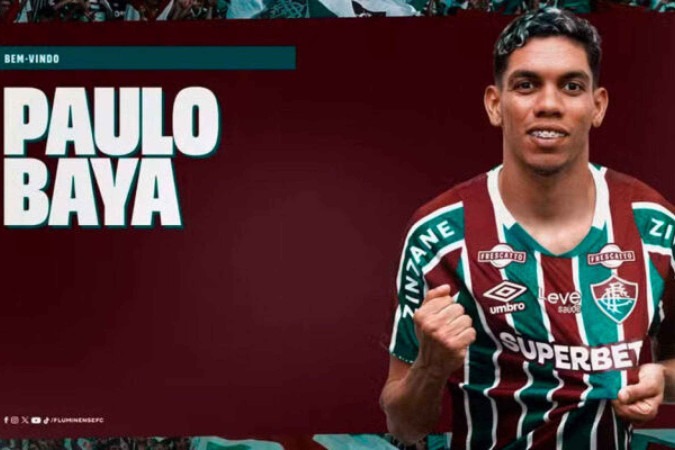 Paulo Baya é mais um reforço do Fluminense parta a temporada 2025 -  (crédito: Foto: Divulgação / Fluminense)