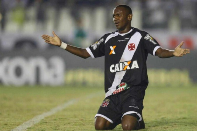 Yago em ação quando defendia as cores do Vasco, clube que o revelou -  (crédito: Foto: Divulgação / Vasco)