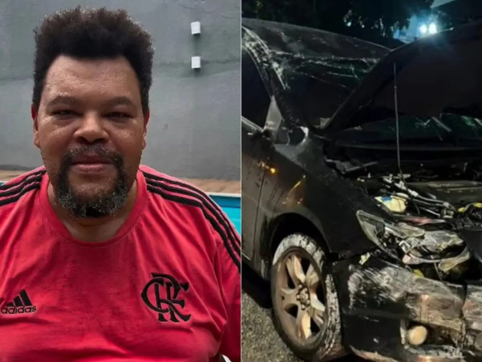 Babu Santana sofre grave acidente de carro: "Tentei controlar" -  (crédito: Reprodução/ Instagram)