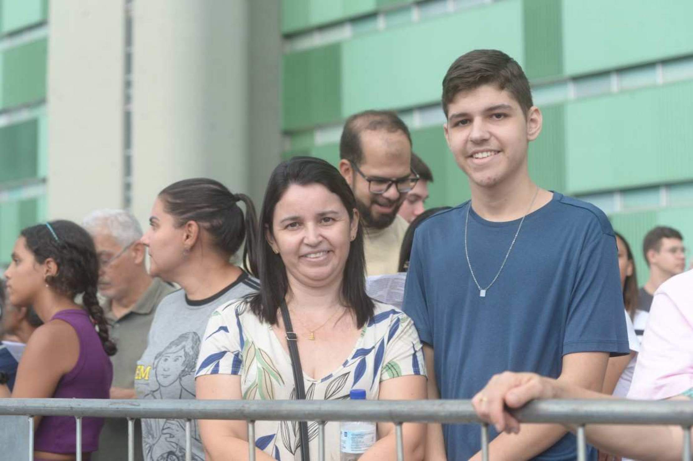  Tainara e Igor Brum: mãe e filho vieram do Rio Grande do Sul 