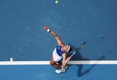 Tenista Beatriz Haddad Maia no United Cup tennis -  (crédito: COLIN MURTY / AFP)