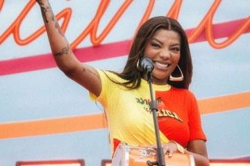  Ludmilla apresenta a turnê Numanice amanhã, na área externa do Mané Garrincha -  (crédito: Divulgação/Numanice)