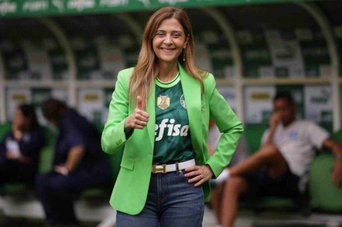 Leila Pereira foi reeleita como presidente do Palmeiras - (crédito: Divulgação/Palmeiras) Leila Pereira foi reeleita como presidente do Palmeiras - (crédito: Divulgação/Palmeiras)