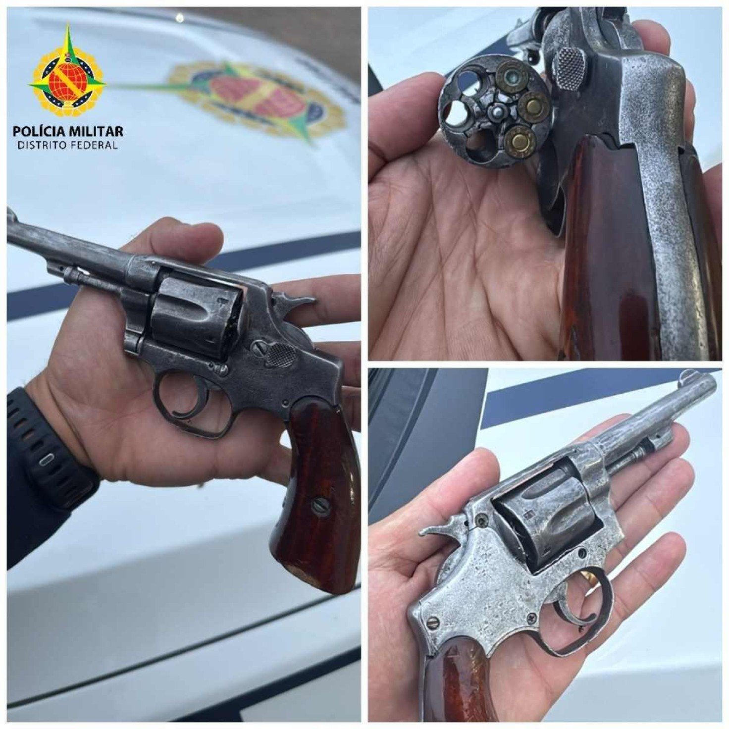 Homem rouba carro, sofre acidente com veículo roubado e é preso