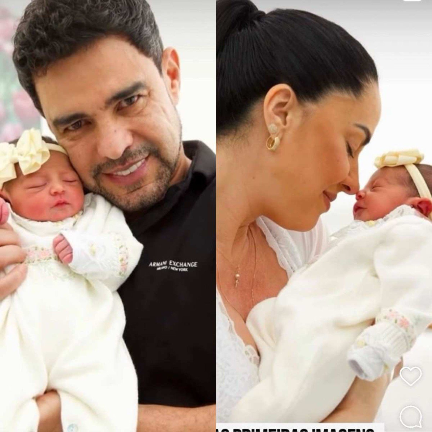 Zezé Di Camargo, Graciele Lacerda e Clara Zezé Di Camargo, Graciele Lacerda e Clara
