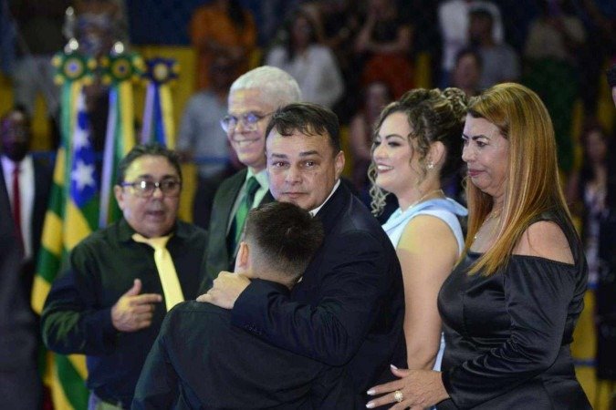  01/01/2025 Crédito: Marcelo Ferreira/CB/D.A Press. Brasil. Brasília - DF -  Posse dos prefeitos eleitos no entorno. Cidade Ocidental, Prefeito Lulinha.