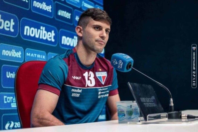 Kuscevic deve deixar o Fortaleza após fim de empréstimo; Grêmio de olho -  (crédito: Foto: Leonardo Moreira/Fortaleza)