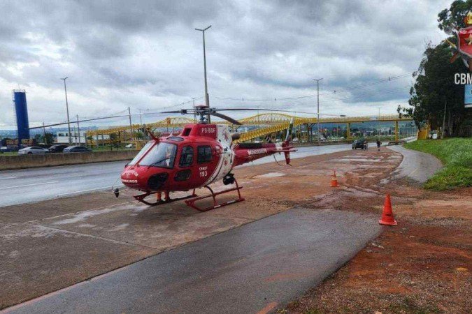 O Corpo de bombeiros tentou reanimar a vítima por cerca de 35 minutos. -  (crédito: CBMDF)