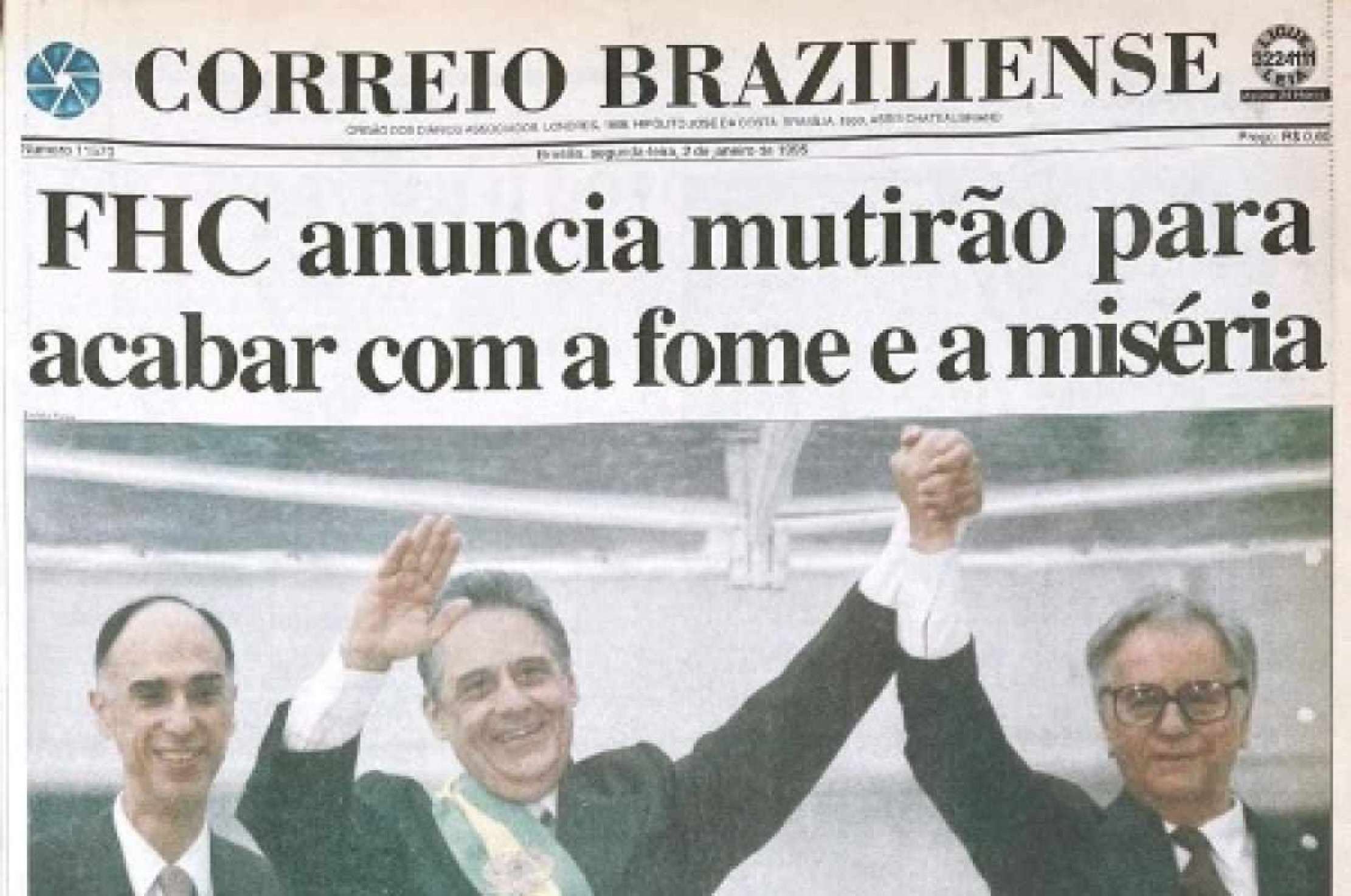 30 anos da posse de Fernando Henrique Cardoso: relembre a cobertura