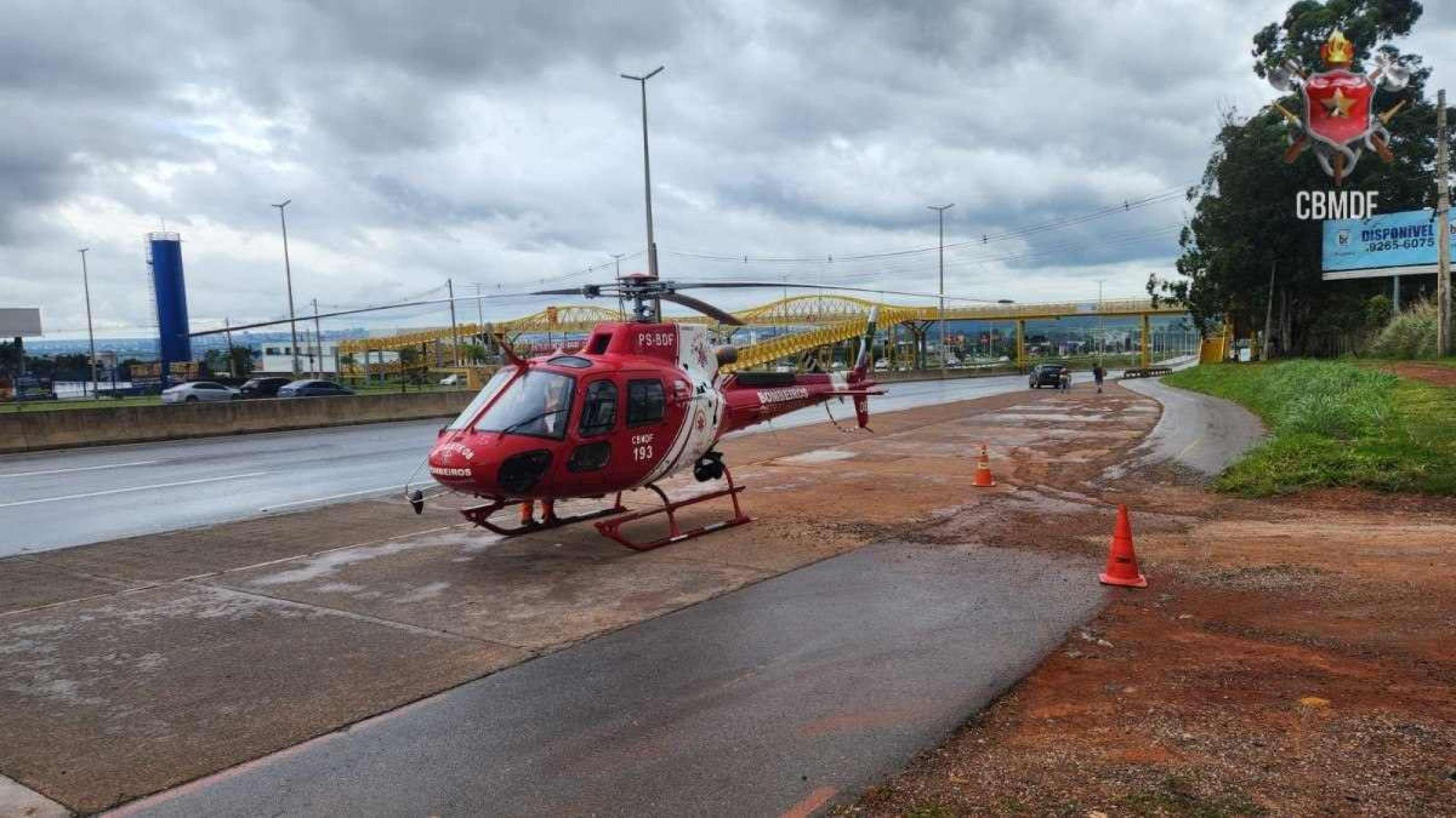 Homem morre após sofrer mal súbito dentro do carro na EPIA Norte