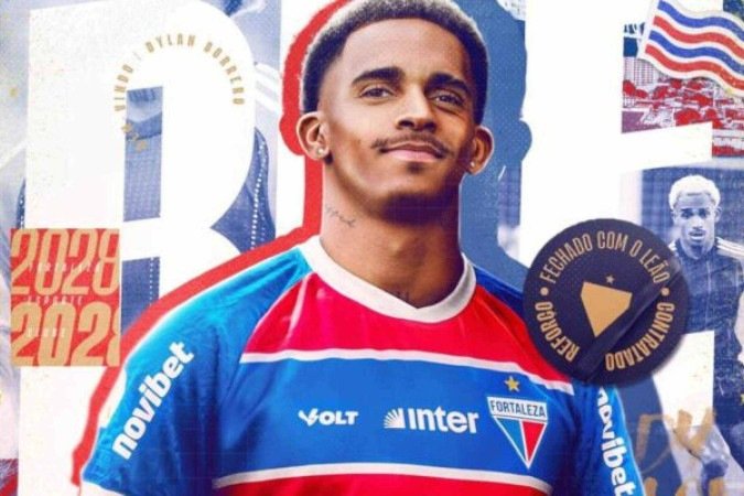Dylan Borrero é mais uma contratação do Fortaleza para 2025 -  (crédito: Foto: Divulgação/Fortaleza)