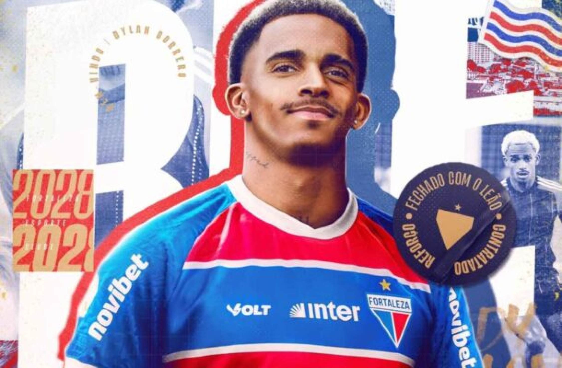 Fortaleza anuncia a contratação do atacante Dylan Borrero
