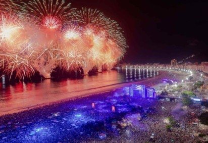 Réveillon movimentou cerca de 22,1 milhões de pessoas pelo país -  (crédito: Uai Turismo)