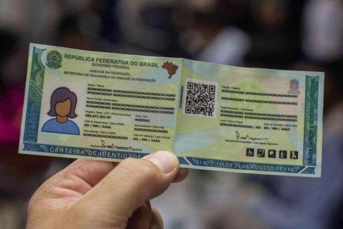 Nova carteira de identidade nacional tem grande adesão em 2024 - (crédito: Divulgação) Nova carteira de identidade nacional tem grande adesão em 2024 - (crédito: Divulgação)
