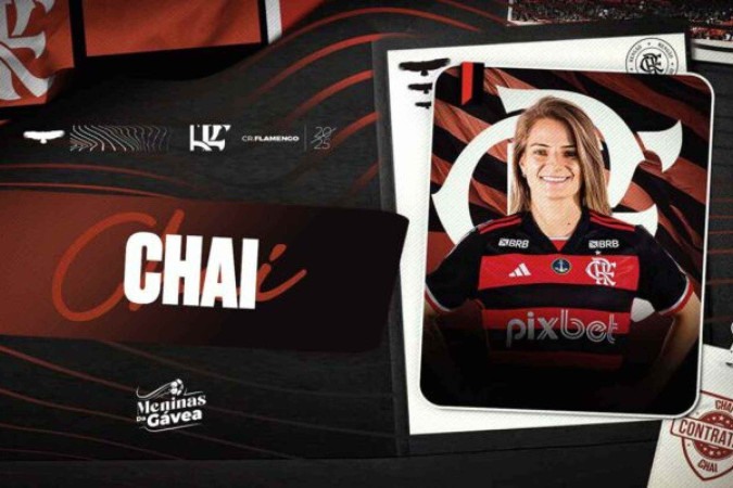 Chai, ex-Botafogo, é uma das contratações anunciadas pelo Flamengo -  (crédito: Foto: Divulgação / Flamengo)