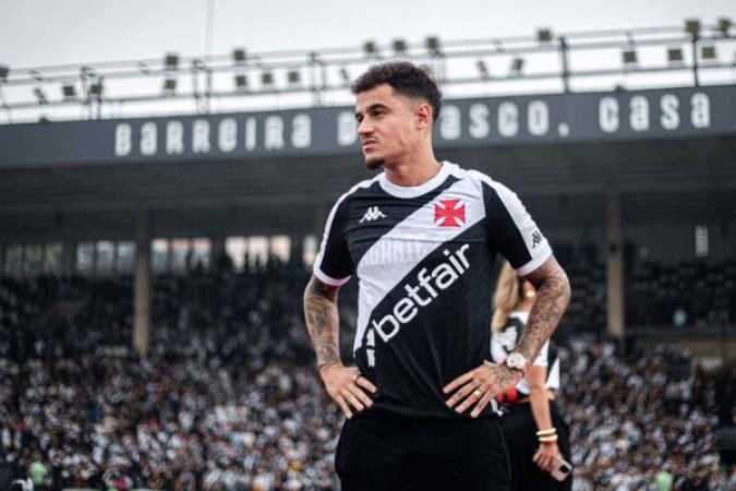 Coutinho também deseja em ficar no Brasil -  (crédito: Foto: Leandro Amorim/Vasco)