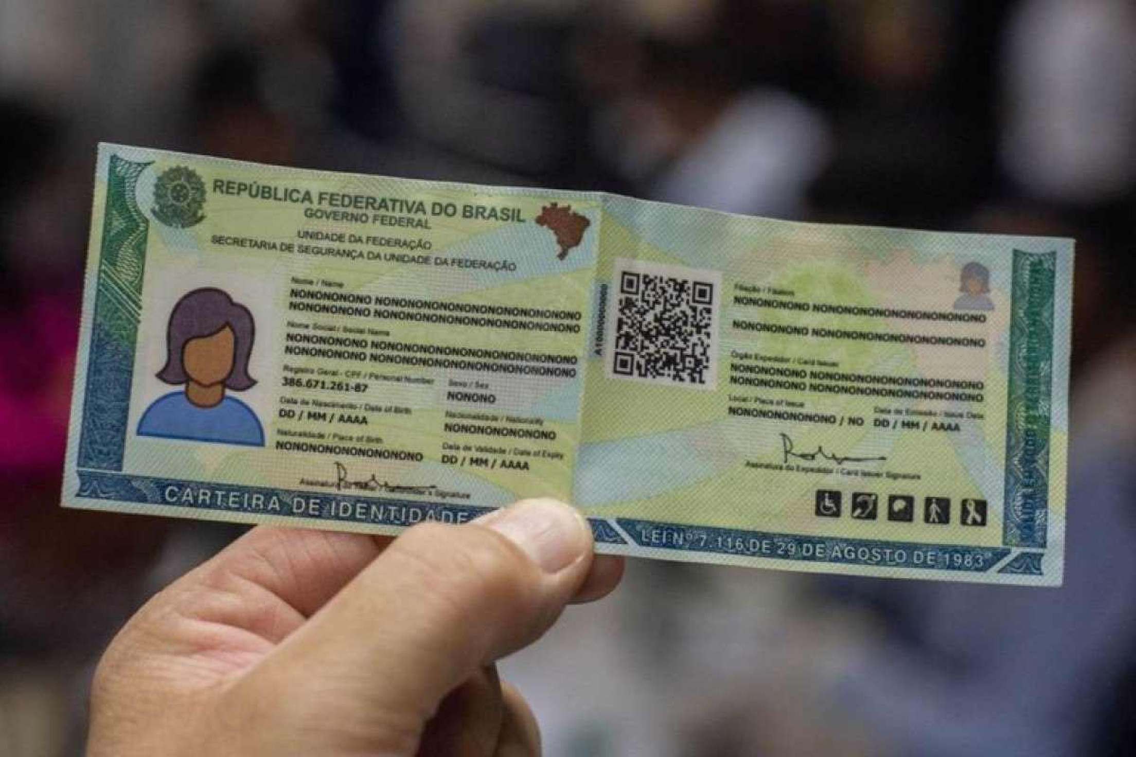 Brasil emitiu 17,7 milhões novas carteiras de identidade em 2024