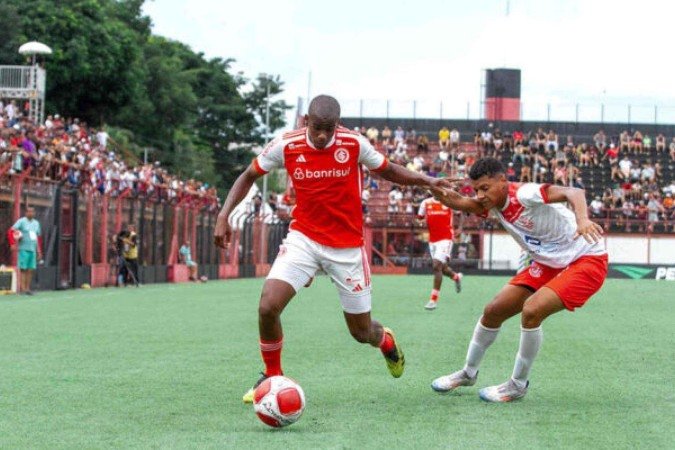 Internacional 0x1 América-SE, pela 1ª rodada da Copinha 2025 -  (crédito: Foto: Rafaela Frison/Internacional)