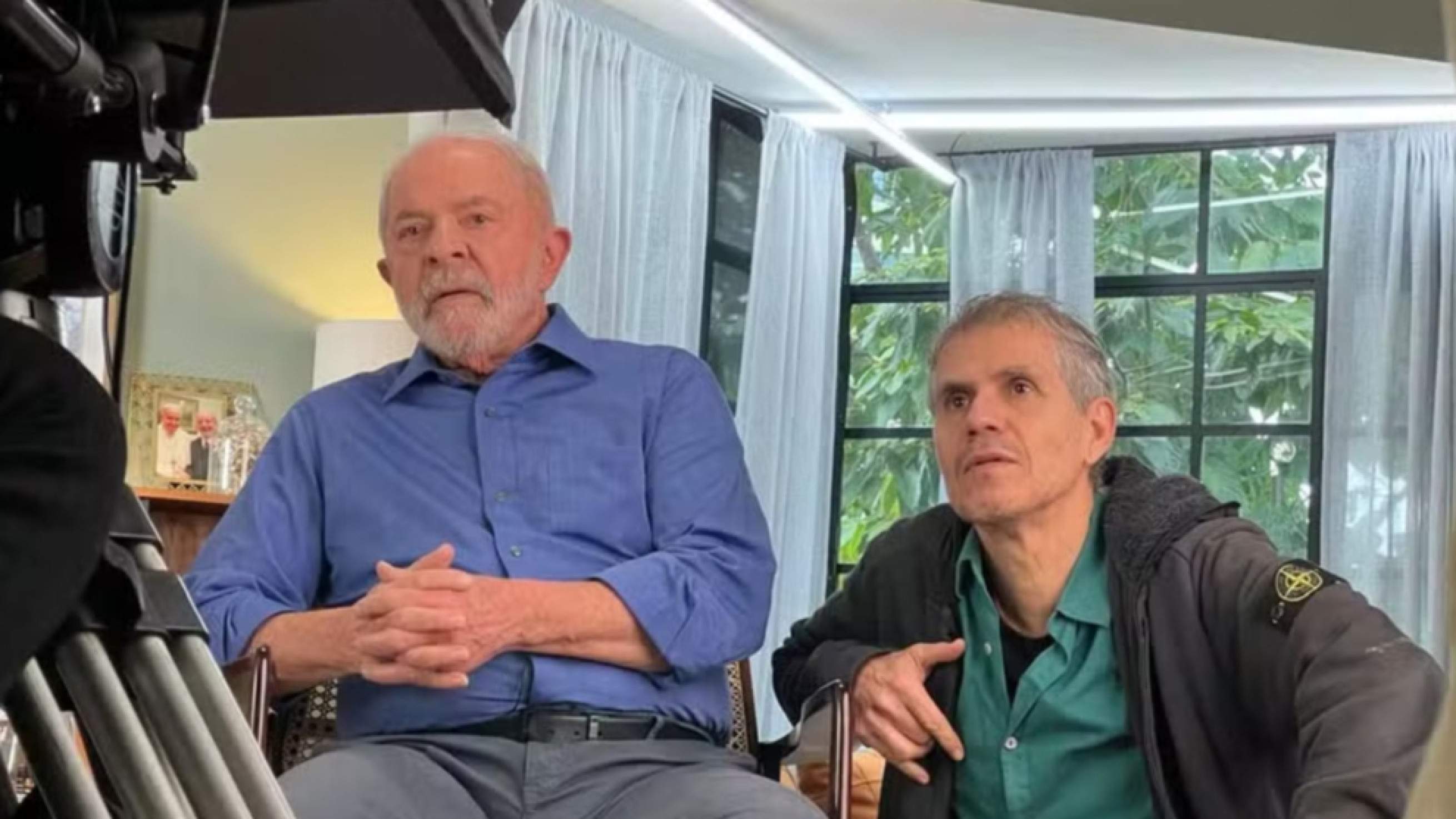 O presidente Lula com o ministro Sidônio Palmeira -  (crédito: Platobr)