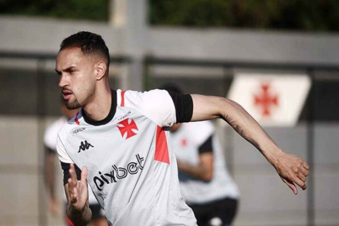  Serginho no treino do Vasco da Gama no CT Moacyr Barbosa em 27 de junho de 2023. Foto: Daniel RAMALHO/VASCO
     -  (crédito:  Daniel RAMALHO/VASCO)