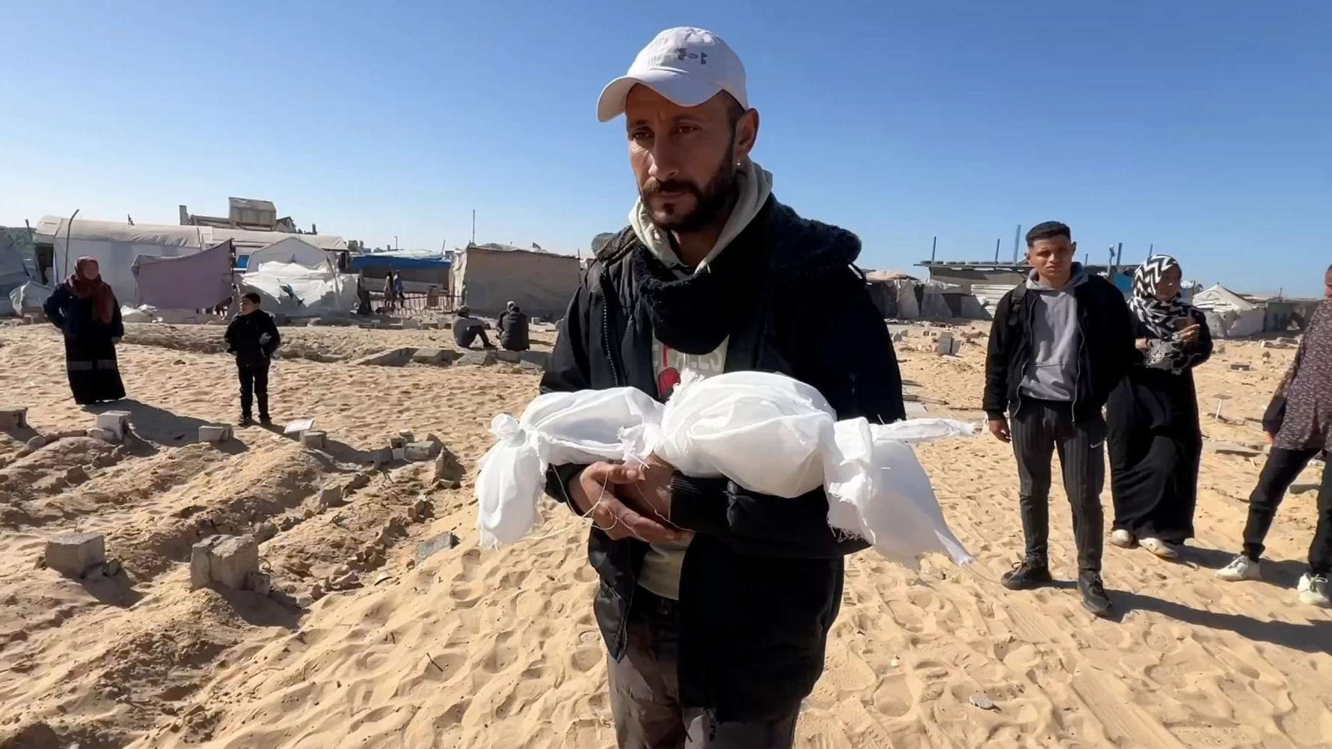 Os recém-nascidos morrendo de frio em Gaza