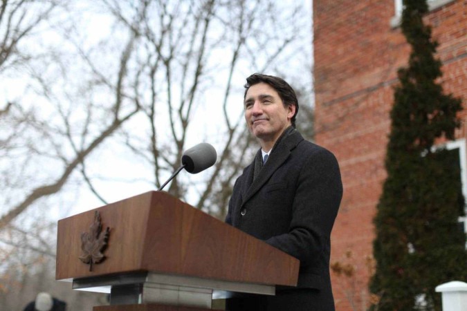 Justin Trudeau comenta sobre a ideia de anexação do Canadá aos EUA -  (crédito:  AFP)