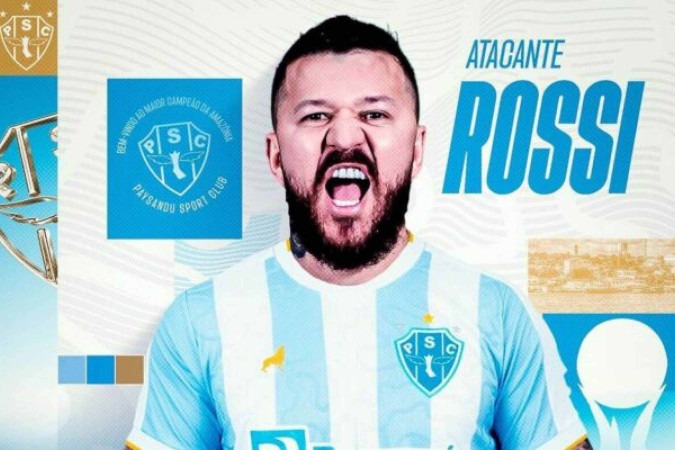 Rossi é anunciado pelo Paysandu  -  (crédito: Foto: Divulgação / Paysandu)