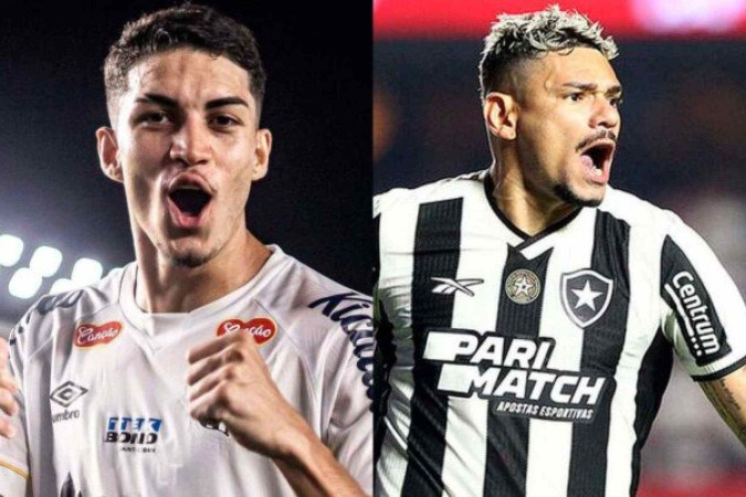 Jair e Tiquinho Soares vão trocar de clube em 2025 -  (crédito: Fotos: Raul Baretta / Santos e Vítor Silva / BFR)