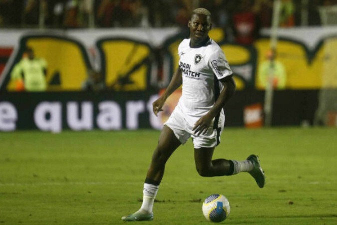 Patrick de Paula durante preparação para o Campeonato Carioca -  (crédito: Arthur Barreto/Botafogo)