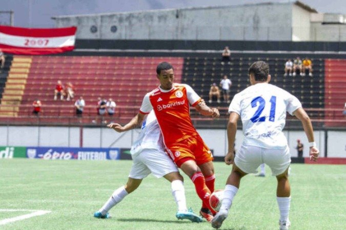 Barra e Internacional pela segunda rodada do Grupo 29 da Copinha -  (crédito: Rafaela Frison/Internacional)