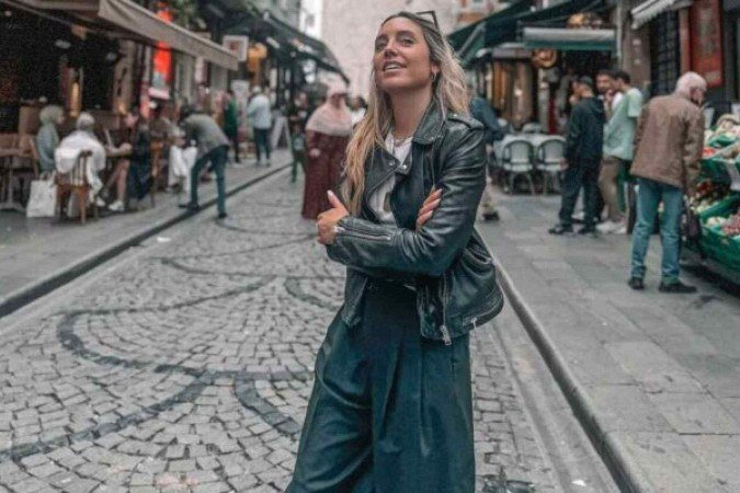 Messi com Sofi Matínez, jornalista argentina - (crédito: Foto: Reprodução / Instagram) Messi com Sofi Matínez, jornalista argentina - (crédito: Foto: Reprodução / Instagram)
