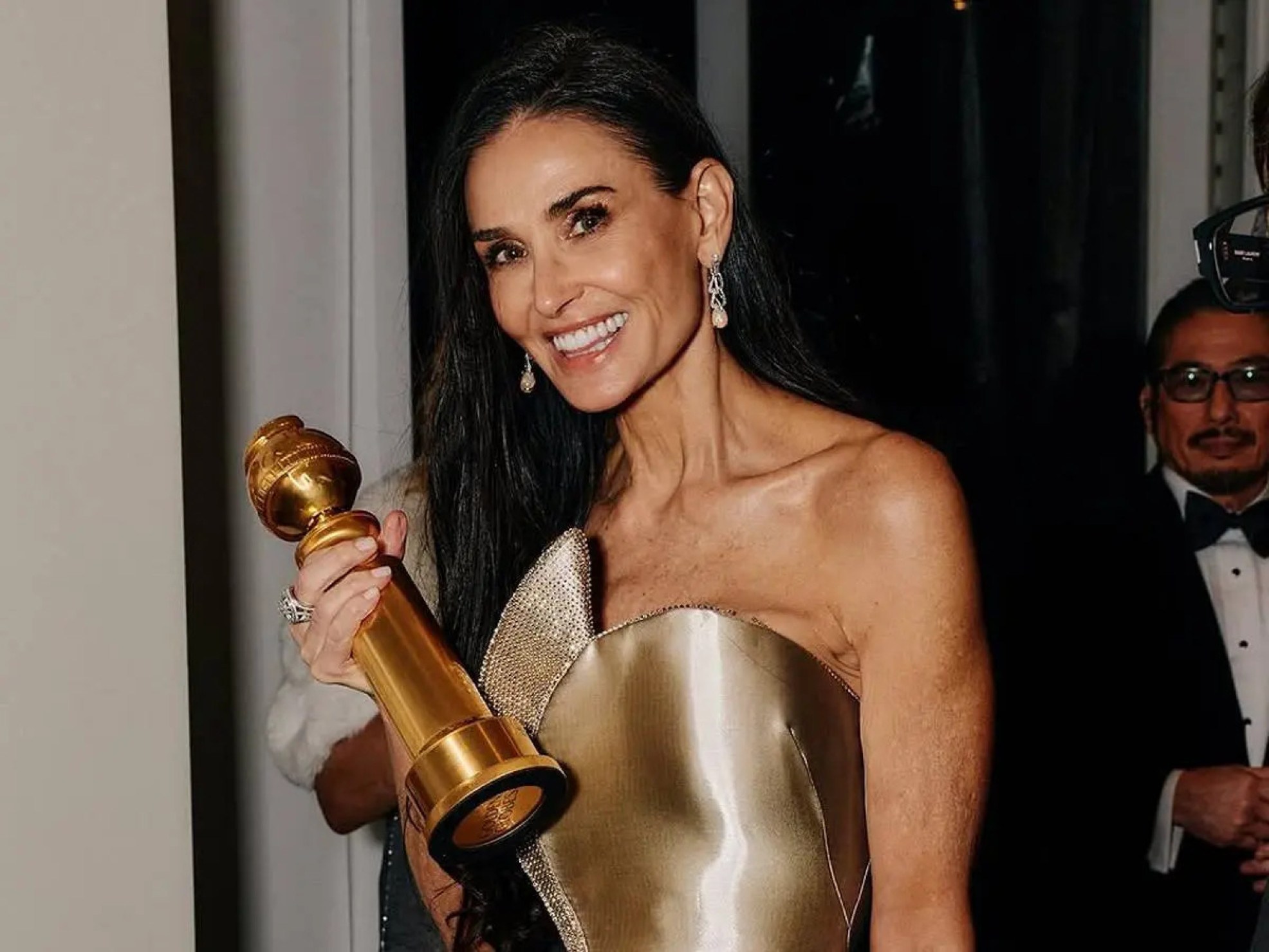 Demi Moore quase teve carreira destruída por cena de biquíni -  (crédito: Reprodução/Instagram)