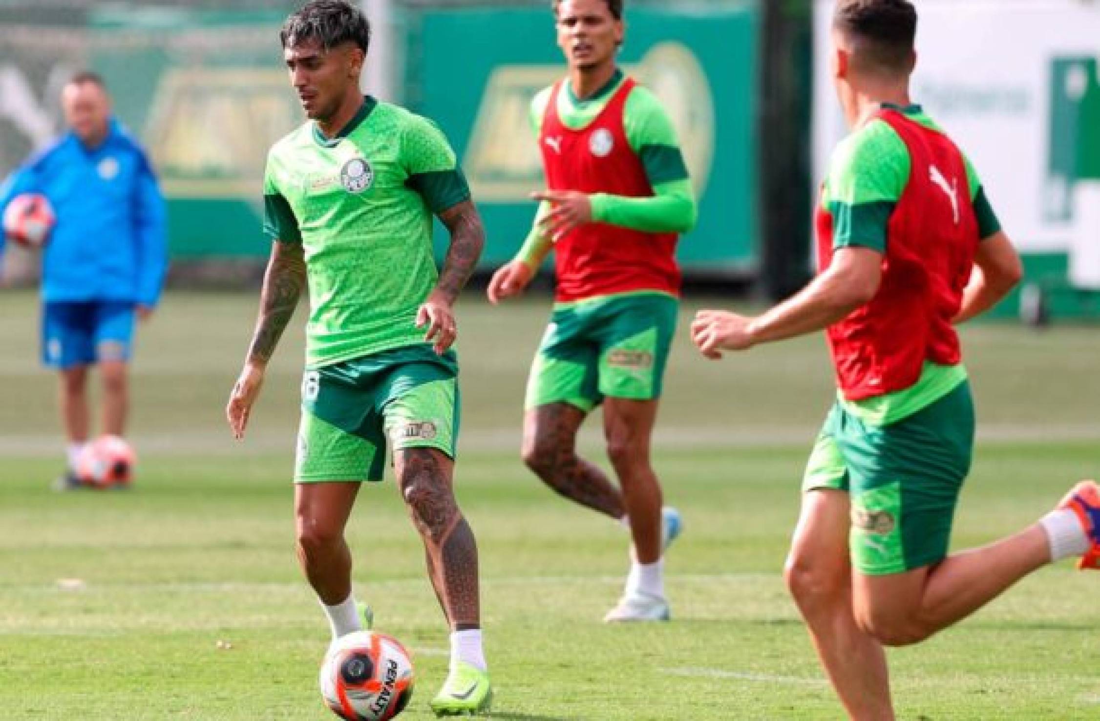 Palmeiras realiza primeiro treino no campo em 2025