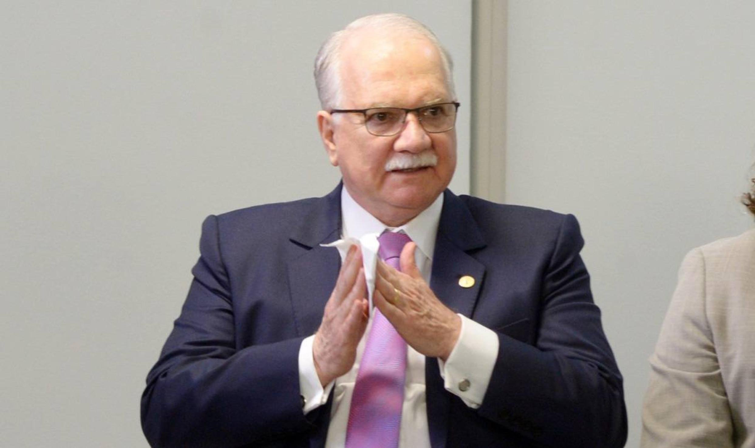  08/01/2025 Credito: Ed Alves/CB/DA.Press. Politica. Presidente Lula e autoridades em evento em mem&oacute;ria do 8 de janeiro. na foto, Ministro do STF Edson Fachin. 