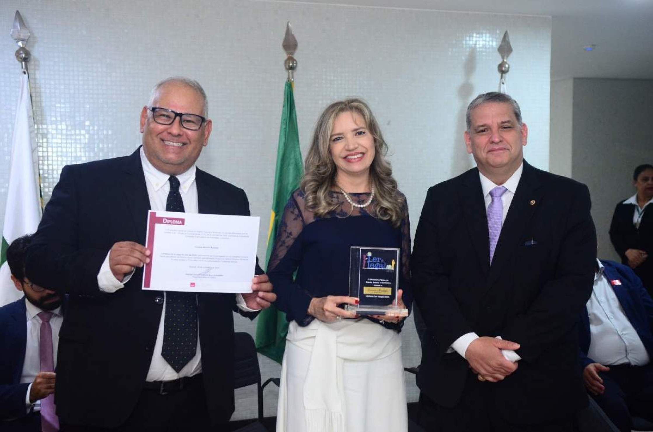 Premiação dos vencedores do Prêmio Ler é Legal 2024, no Espaço Cultural do MPDFT