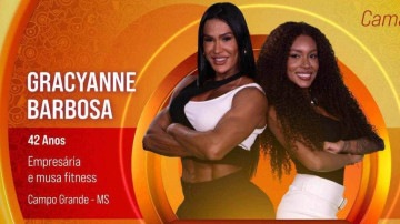 Gracyanne Barbosa e Giovanna -  (crédito: Globo/Divulgação)