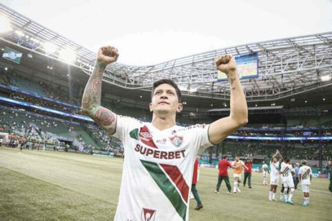  S..o Paulo, SP,  Brasil - 08/12/2024 - Allianz Parque -   .Fluminense enfrenta o Palmeiras esta tarde no Allianz Parque pela 38.. rodada do Campeonato Brasileiro 2024.. FOTO: MARCELO GON..ALVES / FLUMINENSE F.C....IMPORTANTE: Imagem destinada a uso institucional e divulga....o, seu.uso comercial est.. vetado incondicionalmente por seu autor e o.Fluminense Football Club... obrigat..rio mencionar o nome do autor ou.usar a imagem....IMPORTANT: Image intended for institutional use and distribution..Commercial use is prohibited unconditionally by its author and.Fluminense Football Club. It is mandatory to mention the name of the.author or use the image.
     -  (crédito:  Marcelo Gonçalves / Fluminense )