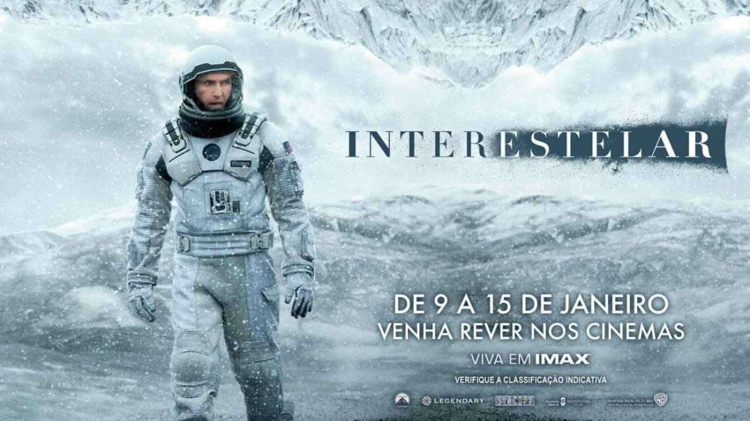 Interestelar, de Christopher Nolan, volta às telas de cinema 