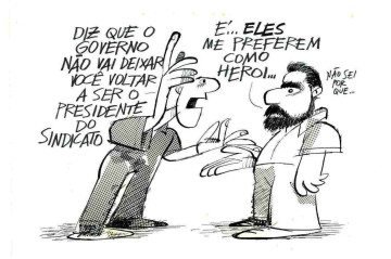 Ziraldo produziu dezenas de charges tendo Brasília e seus personagens como  tema