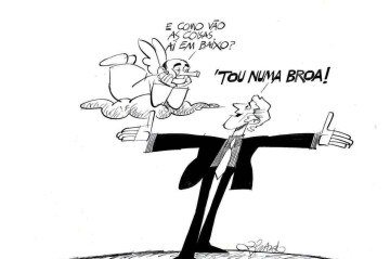 Ziraldo produziu dezenas de charges tendo Brasília e seus personagens como  tema