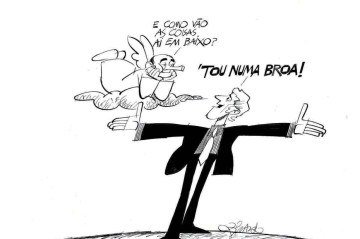 Ziraldo produziu dezenas de charges tendo Brasília e seus personagens como  tema
