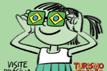 Ziraldo produziu dezenas de charges tendo Brasília e seus personagens como  tema