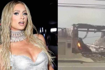 Paris Hilton faz forte relato ao mostrar mansão destruída por incêndio Paris Hilton faz forte relato ao mostrar mansão destruída por incêndio
